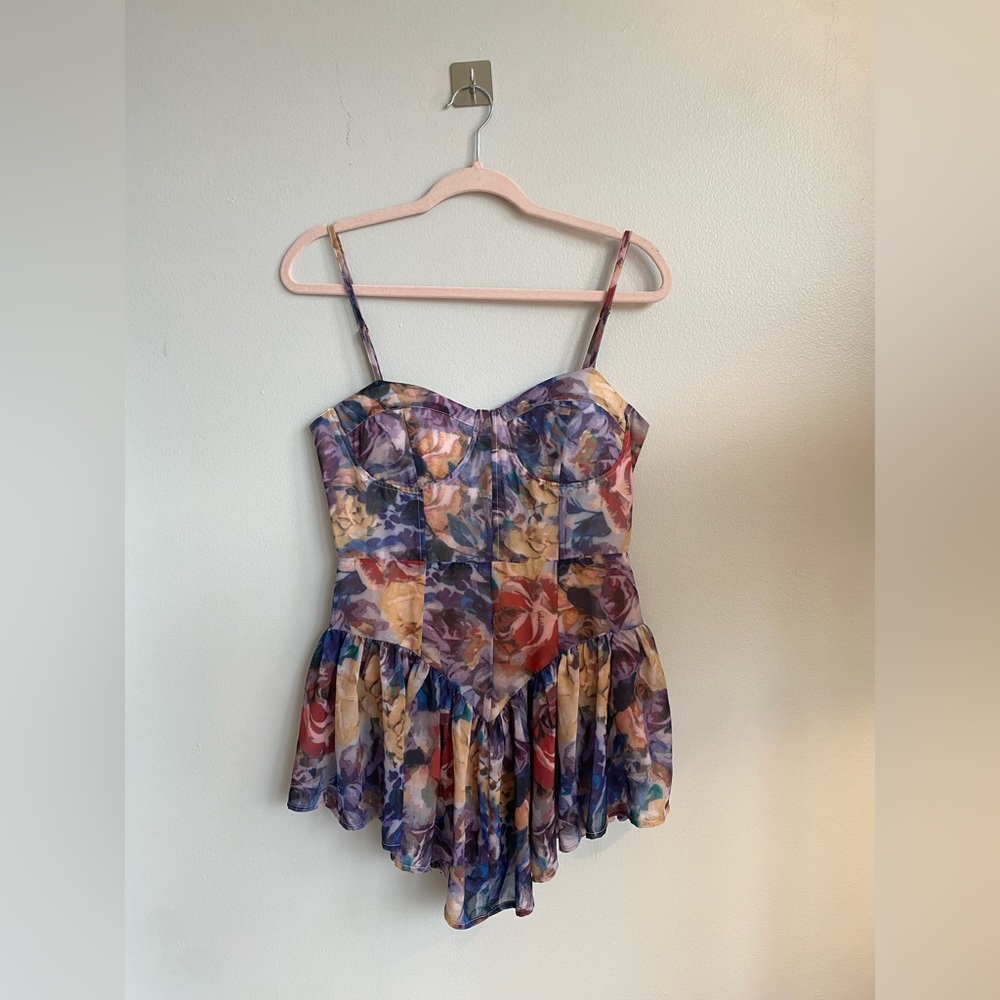 Bodysuit with ruffles